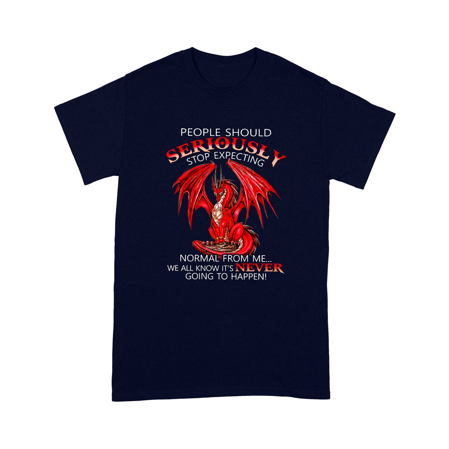 Dragon People Should Seriously Stop Expecting Standard T-shirt HG