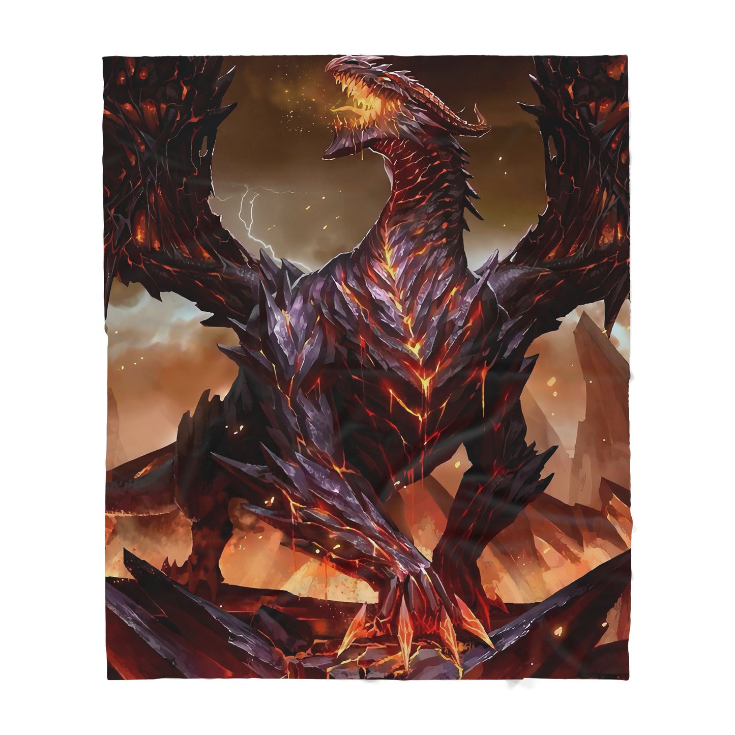 Custom Blanket Dragon Sherpa Blanket TA
