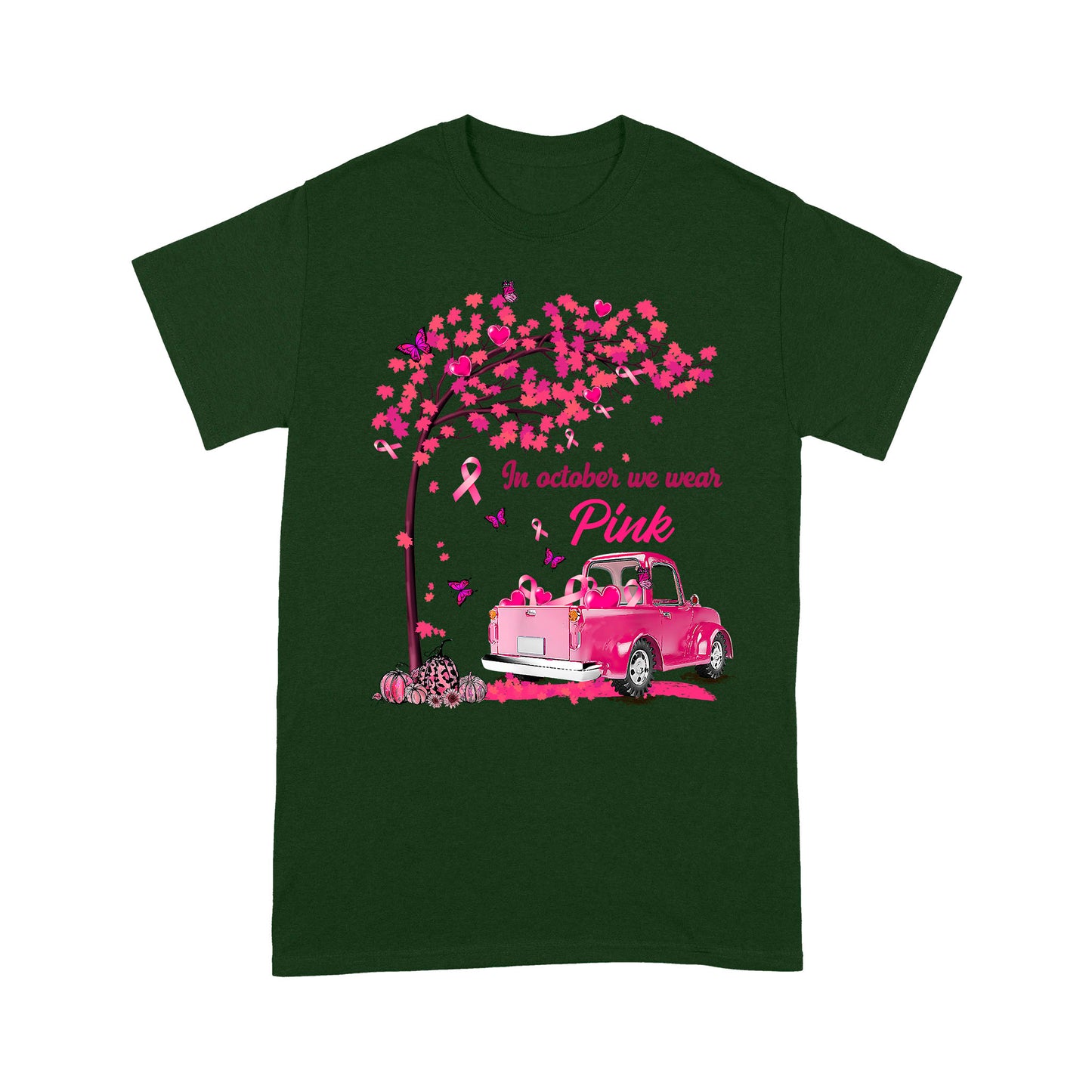 In October We Wear Pink Breast Cancer Awareness Best Gift For Friends Mom Mother Mama
