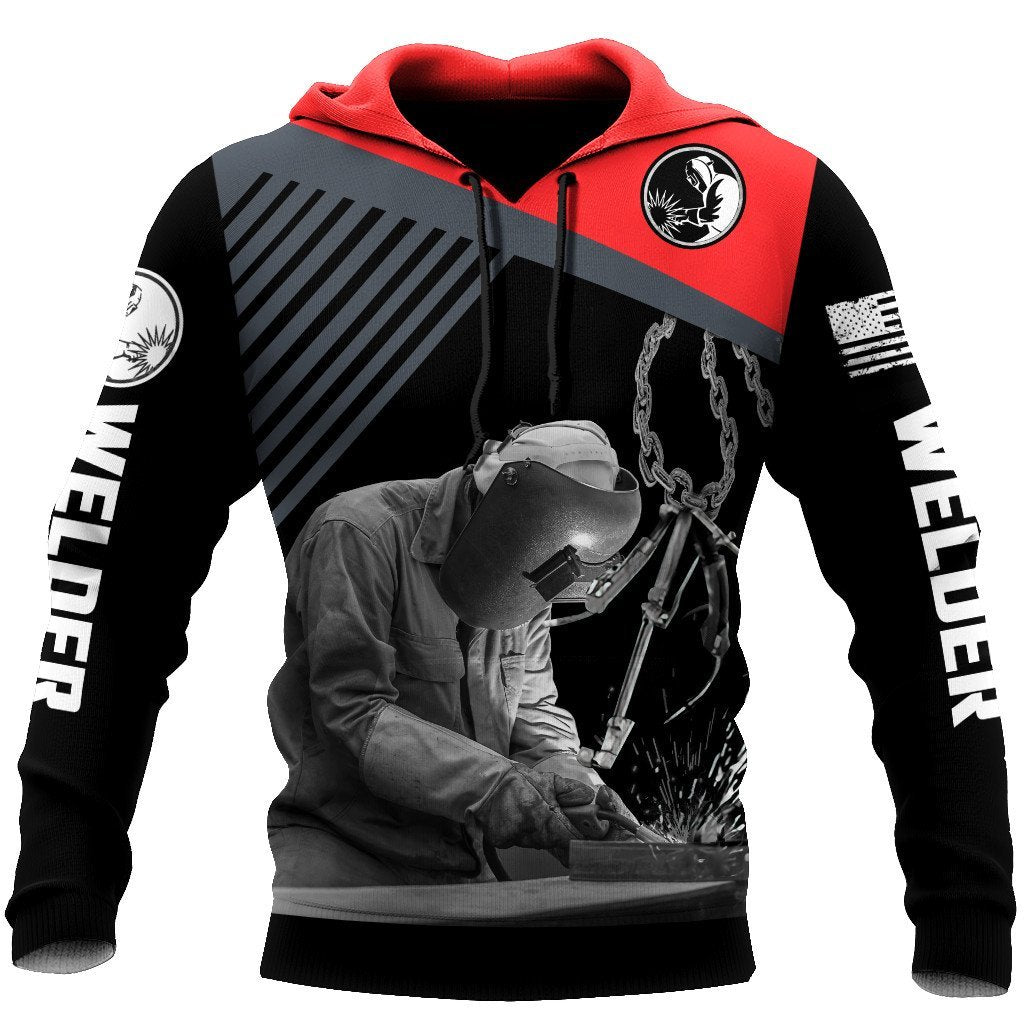 Premium Unisex All Over Printed Welder Dad Shirts MEI