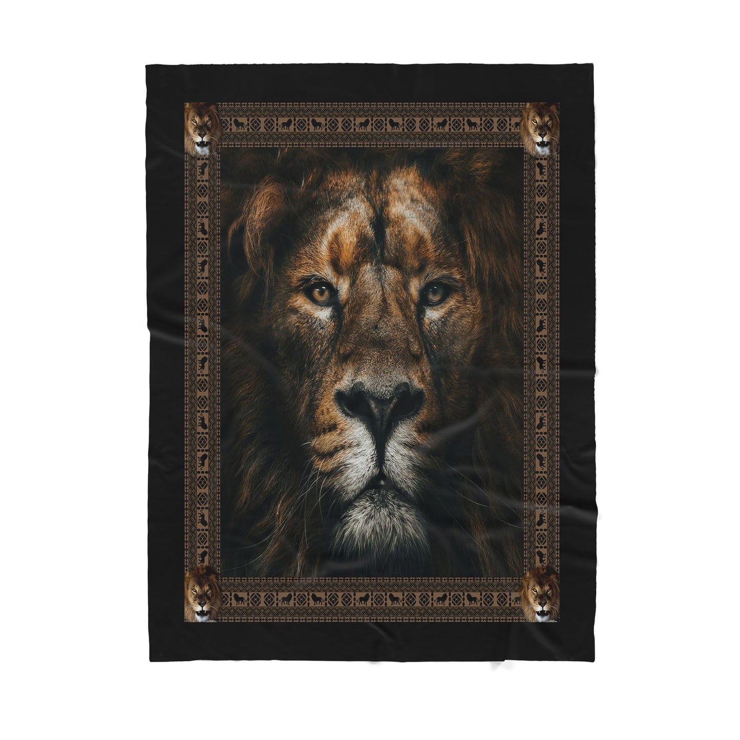 Lion Sherpa Blanket