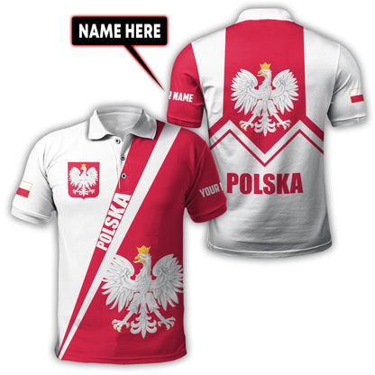 Personalized Polska 3D All Over Printed Unisex Hoodie