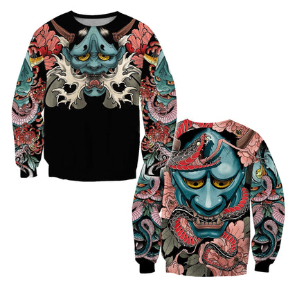 Japan Mask 3D All Over Printed Unisex Shirts