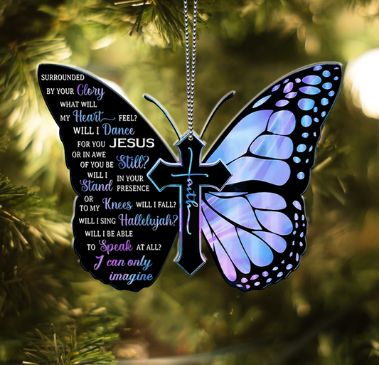 Jesus Faith Christmas Tree Hanging Ornament