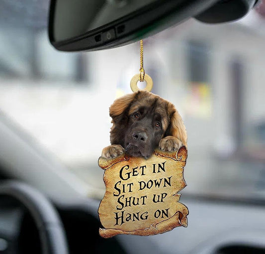 Leonberger Get In Two Sided Ornament