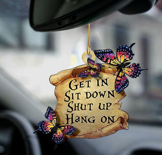 Butterfly Get In Butterfly Lover Two Sided Ornament