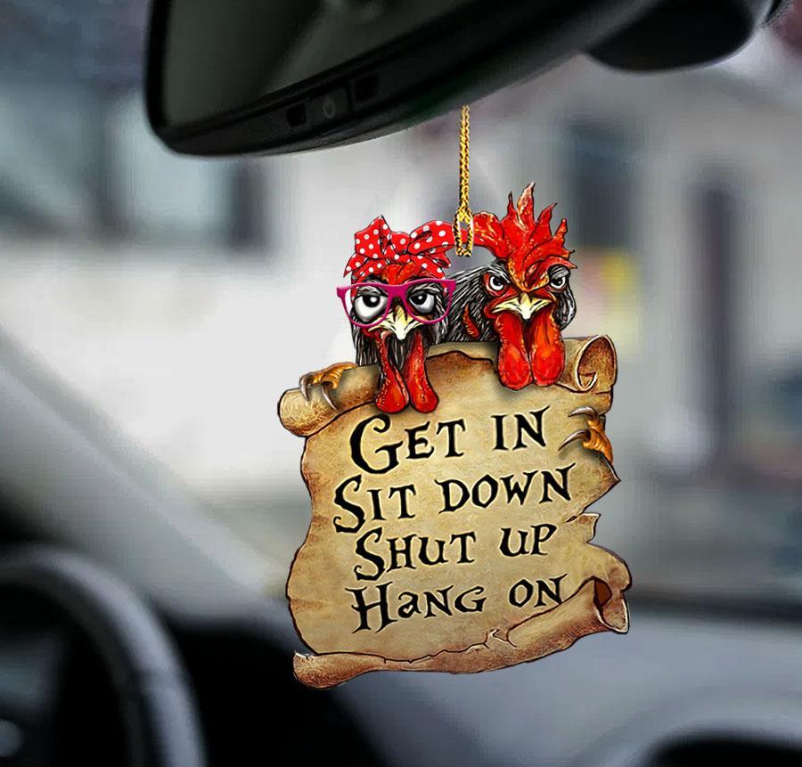 Chicken Get In Chicken Lover Two Sided Ornament