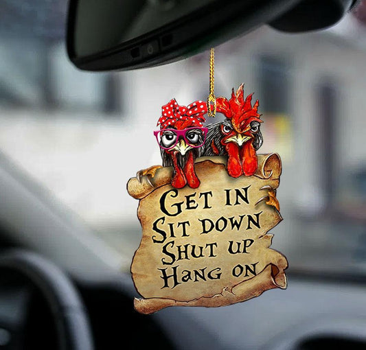 Chicken Get In Chicken Lover Two Sided Ornament
