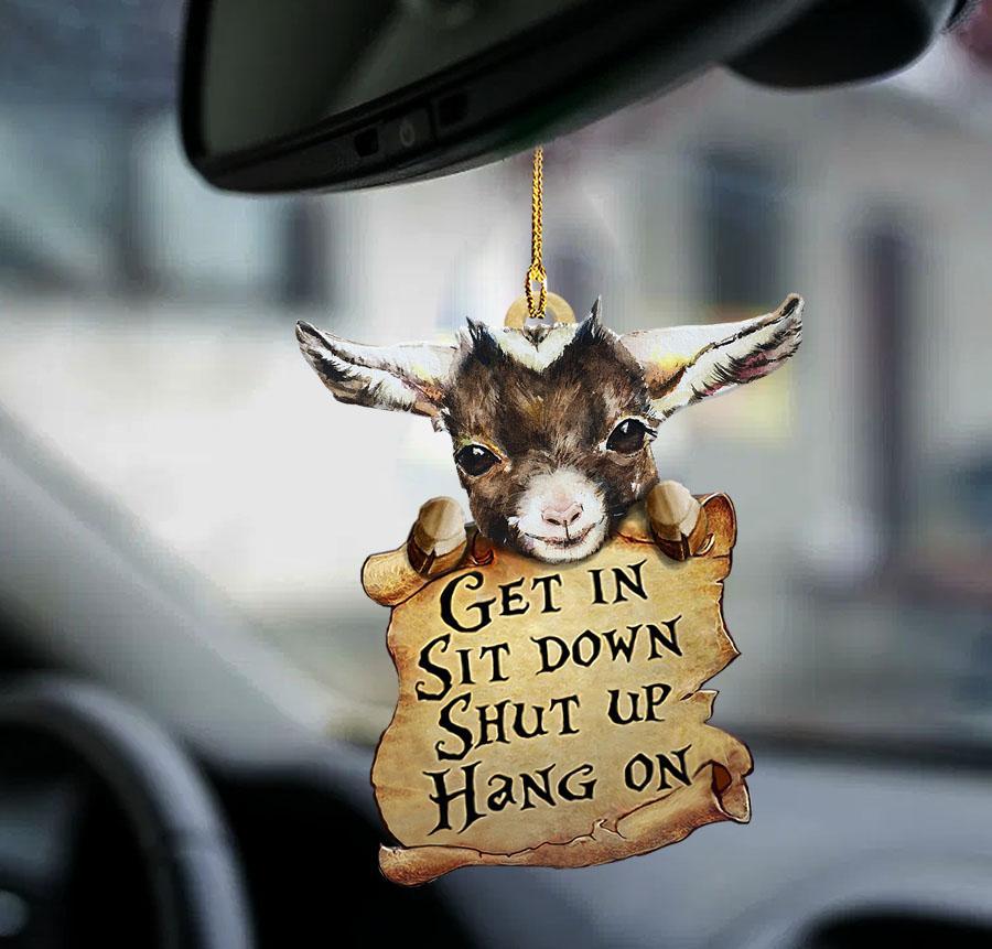 Goat Get In Goat Lover Two Sided Ornament