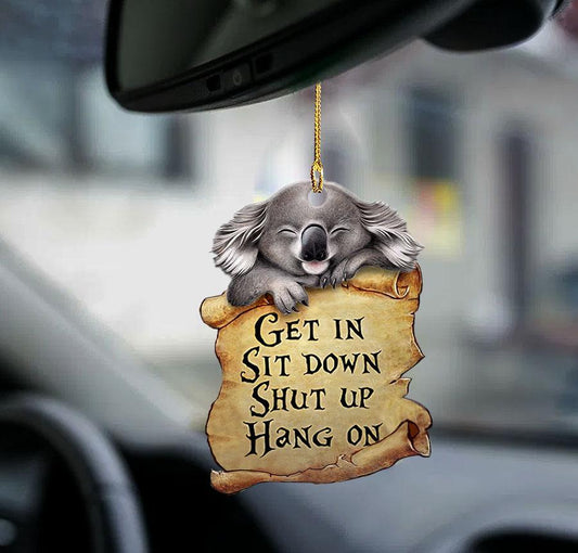 Koala Get In Koala Lover Two Sided Ornament