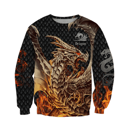 Premium Dragon All Over Printed Shirts For Men And Women MEI