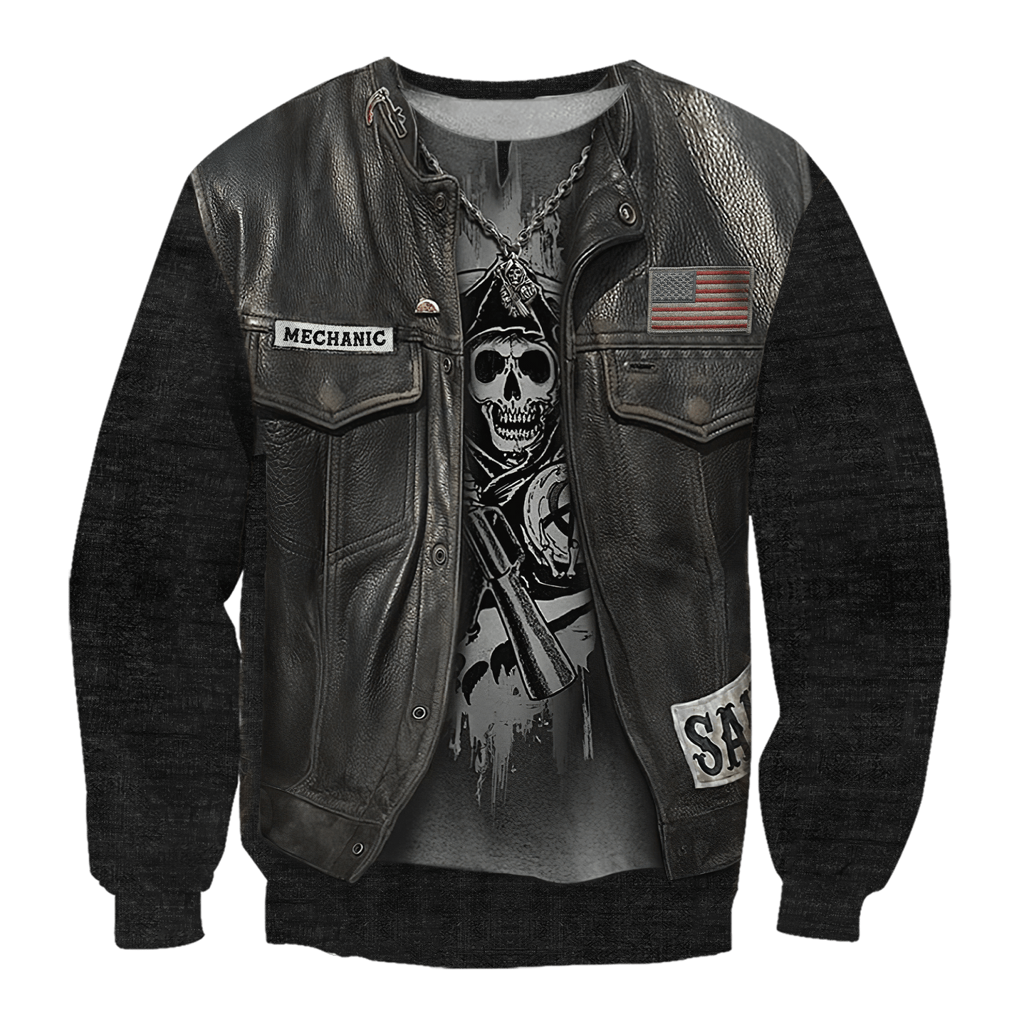 Mechanic 3D All Over Printed Hoodie For Men and Women TN