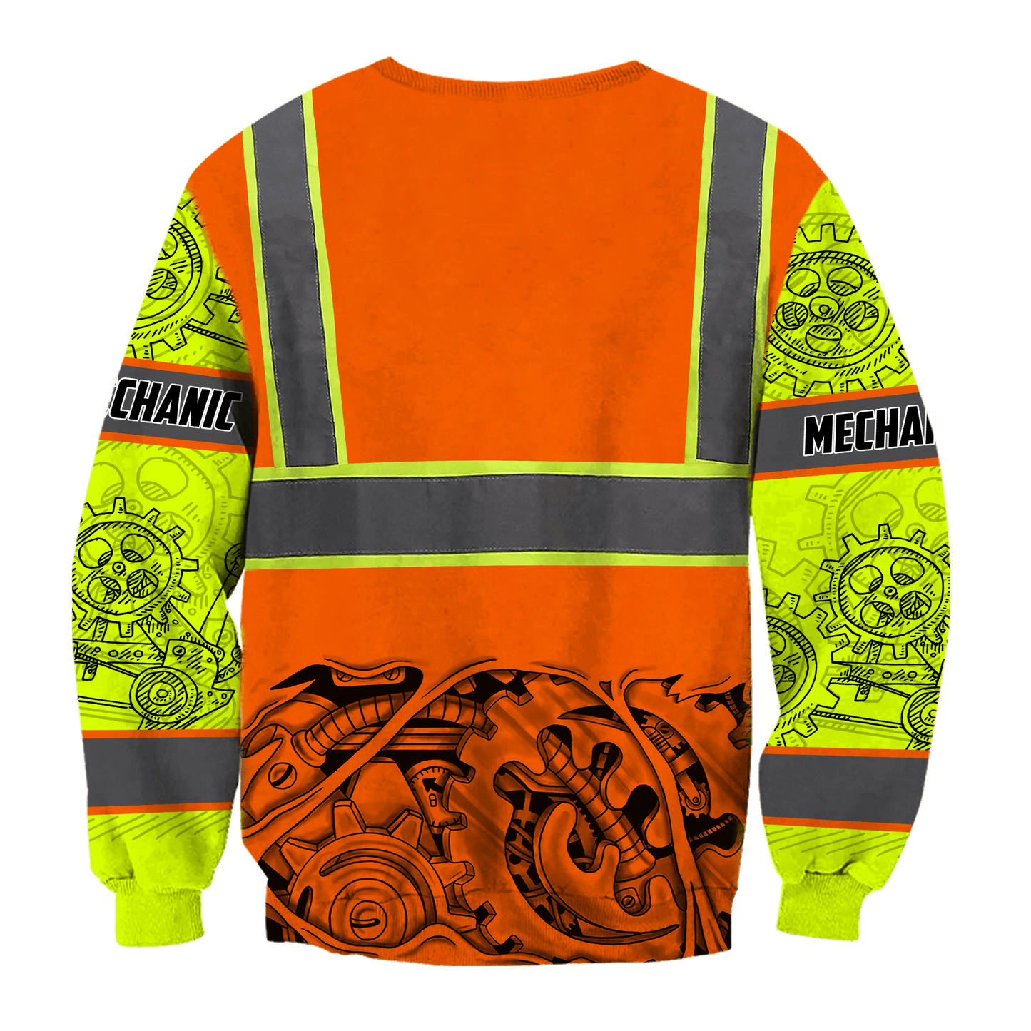 Mechanic 3D All Over Printed Hoodie For Men and Women TN