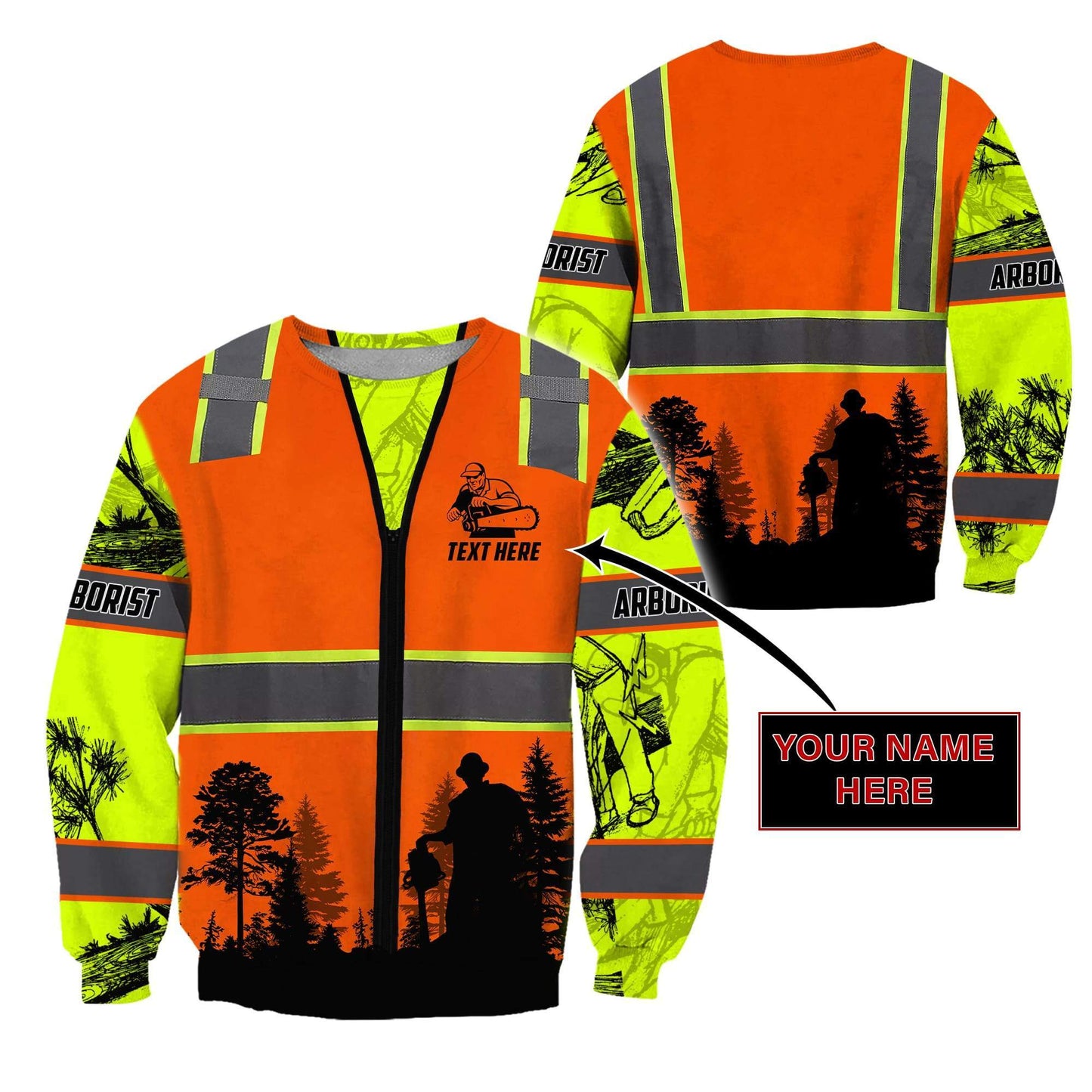 CUSTOMIZE ARBORIST SAFETY 3D ALL OVER - Amaze Style™-Apparel