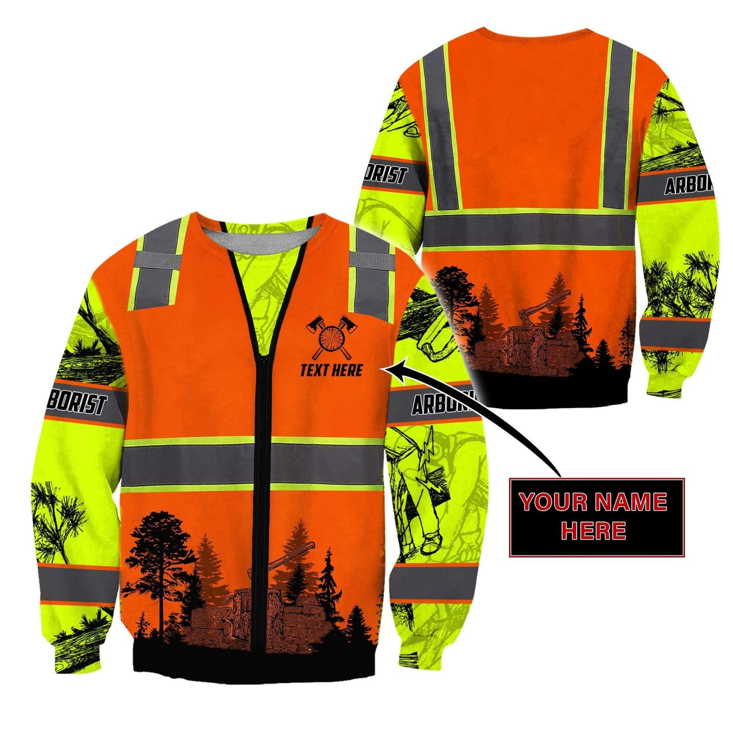 CUSTOMIZE ARBORIST SAFETY 3D PRINTED - Amaze Style™-Apparel
