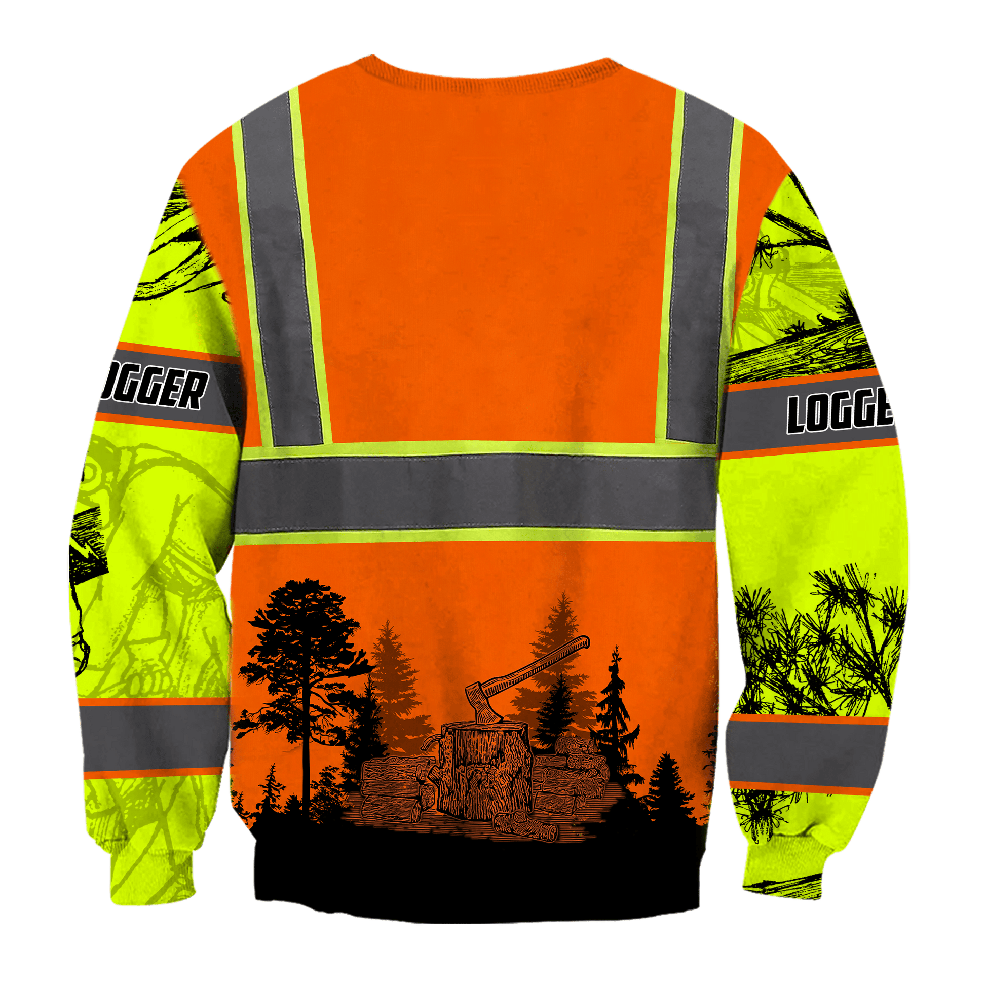 CUSTOMIZE LOGGER SAFETY 3D PRINTED SHIRTS - Amaze Style™-Apparel