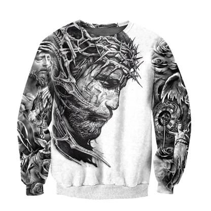 Faith in God Gothic Vibe - Christian - 3D All Over Printed Style for Men and Women