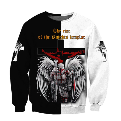 Knight of Christ Jesus 3D All Over Printed Shirts For Men and Women AM210402 - Amaze Style™-Apparel