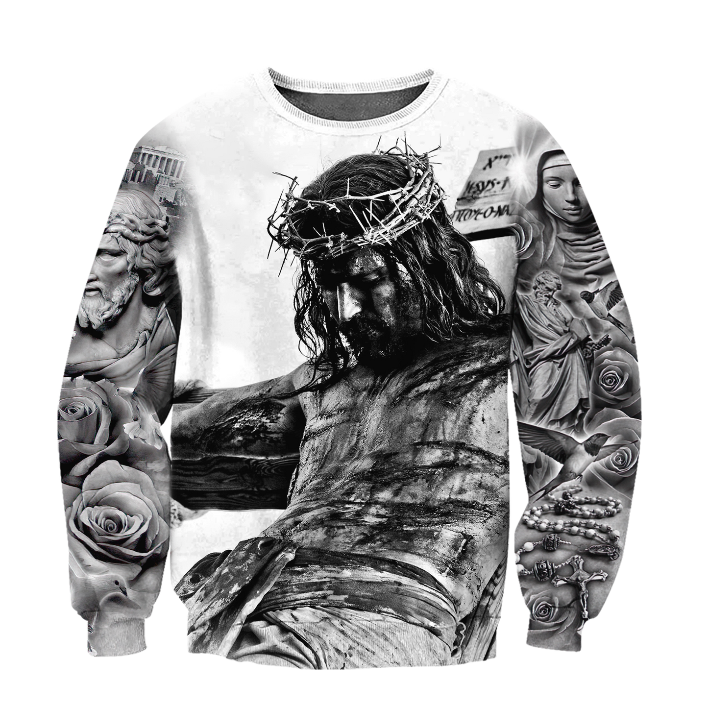 Jesus Tattoo 3D All Over Printed Shirts For Men and Women AM130501 - Amaze Style™-Apparel