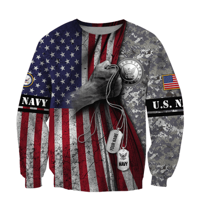 Soldier US Navy 3D All Over Printed Shirt Hoodie AM082039 - Amaze Style™-Apparel