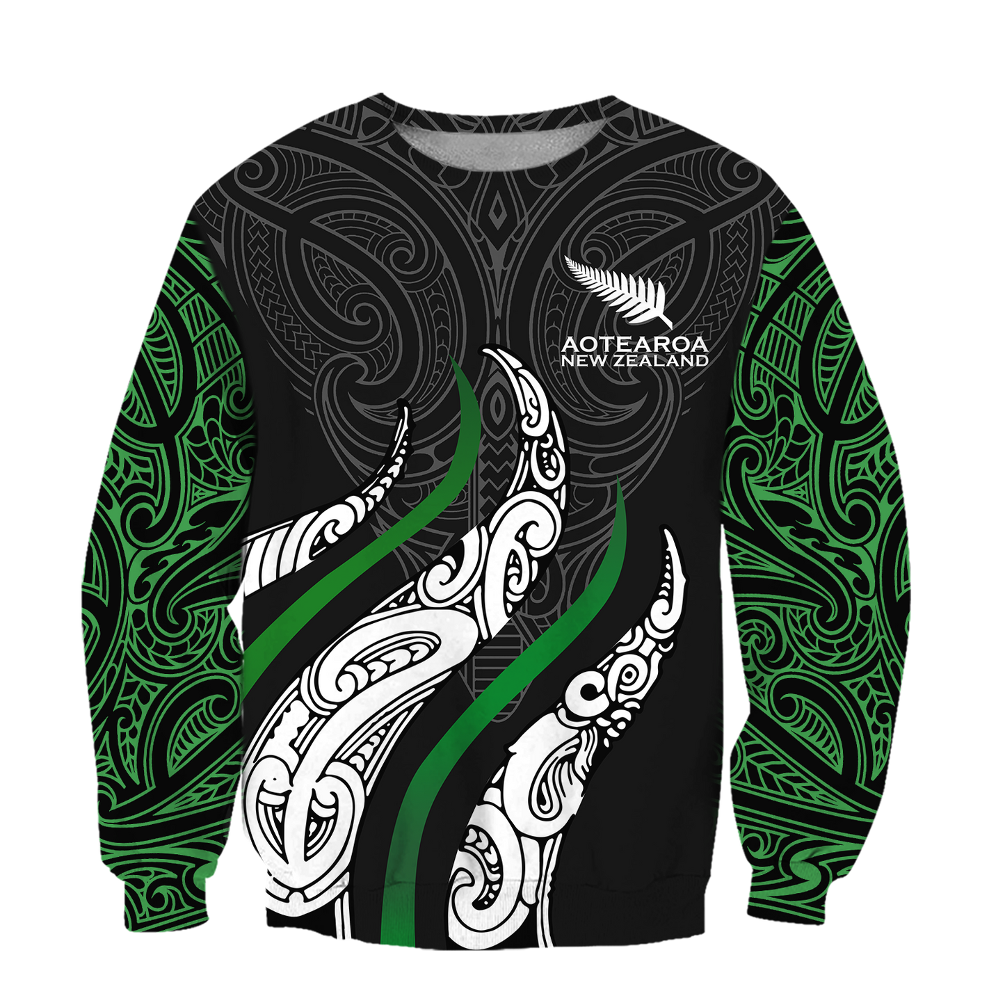 Aotearoa Koru New Zealand 3D Unisex Hoodie