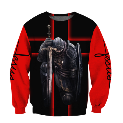 Knight of God - Christian - 3D All Over Printed Style for Men and Women
