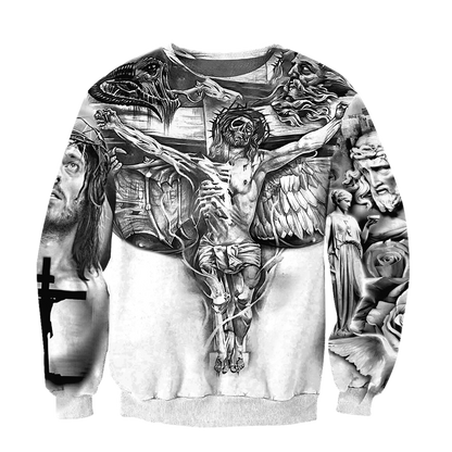 Premium Christian Jesus 3D All Over Printed Unisex Shirts - Amaze Style™-Apparel