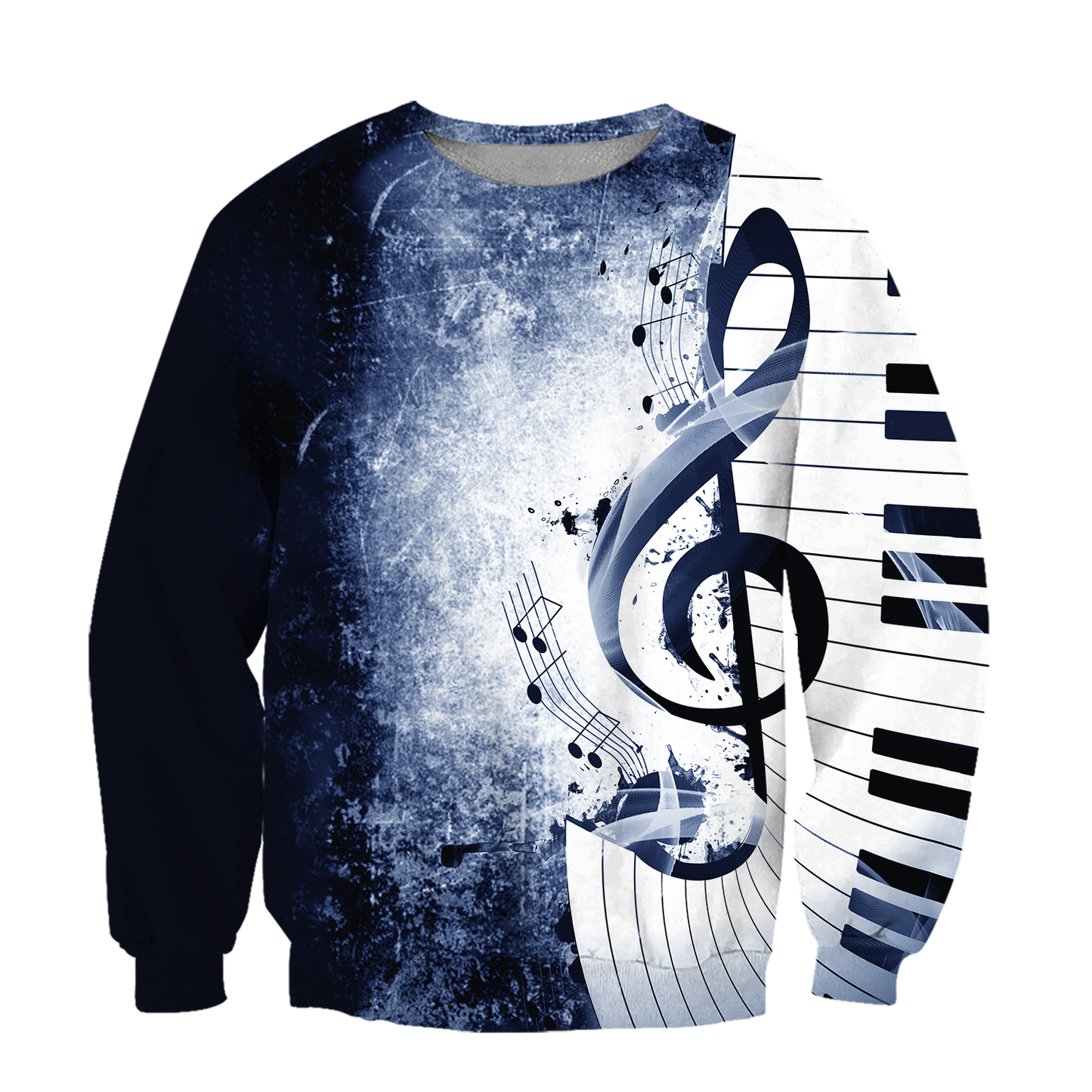 Music Notes Lady Loose 3D All Over Printes