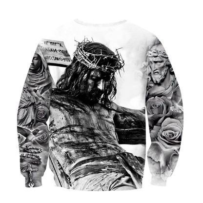 Jesus Tattoo 3D All Over Printed Shirts For Men and Women AM130501 - Amaze Style™-Apparel