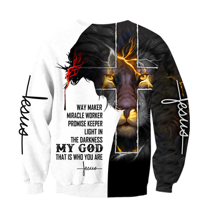Easter Jesus -  Way Maker Miracle Worker Promise Keeper Light In The Darkness - Amaze Style™-Apparel