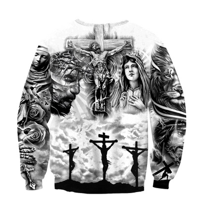 Premium Christian Jesus 3D All Over Printed Unisex Shirts - Amaze Style™-Apparel