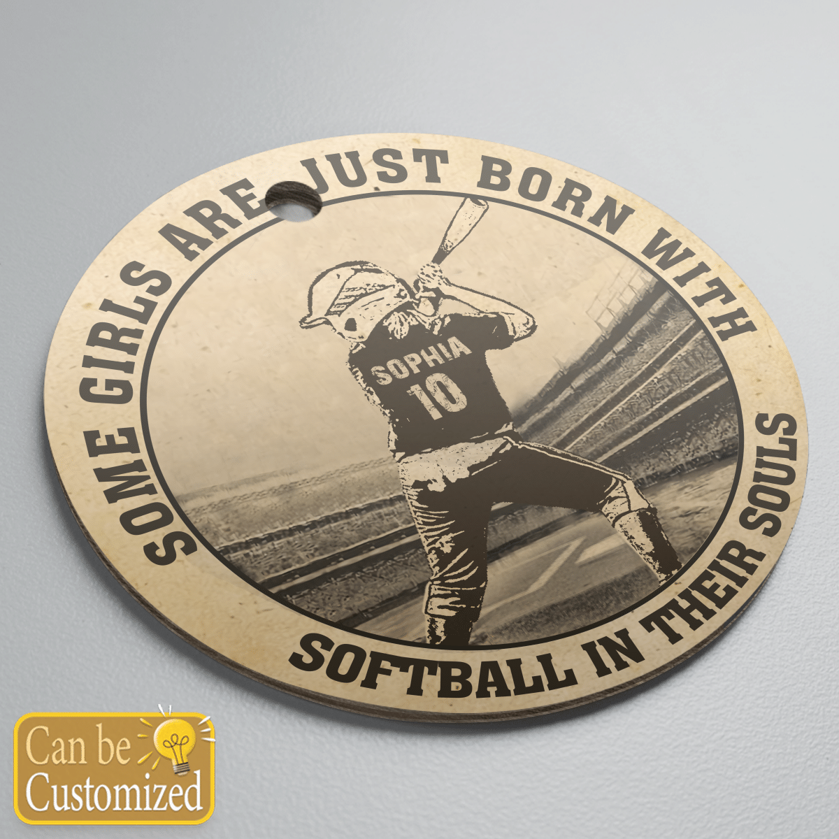 Softball Girls In Their Souls Ornament - SB01
