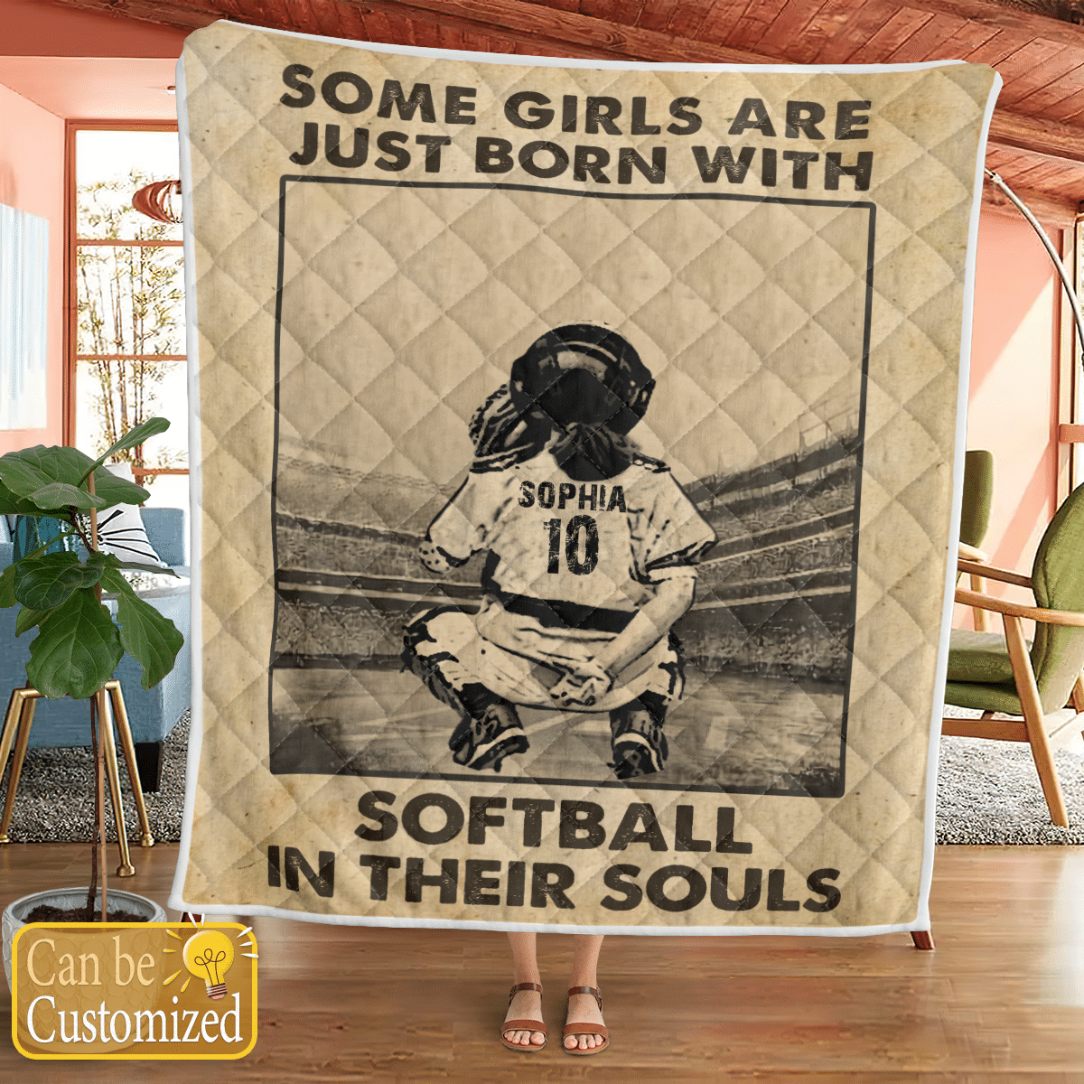 Softball In Their Souls Quilt - SB03