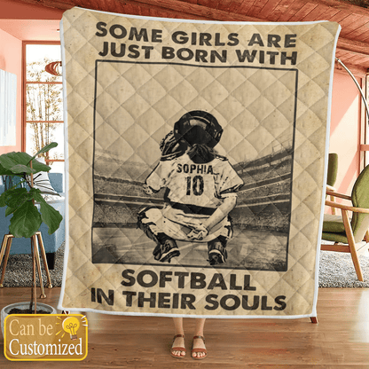 Softball In Their Souls Quilt - SB03