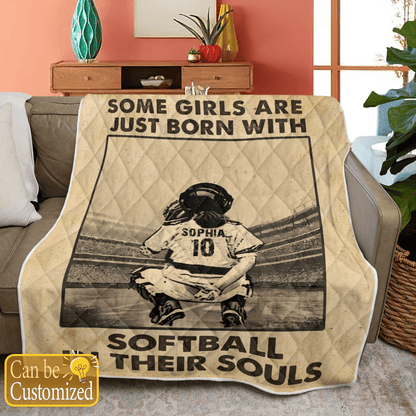 Softball In Their Souls Quilt - SB03