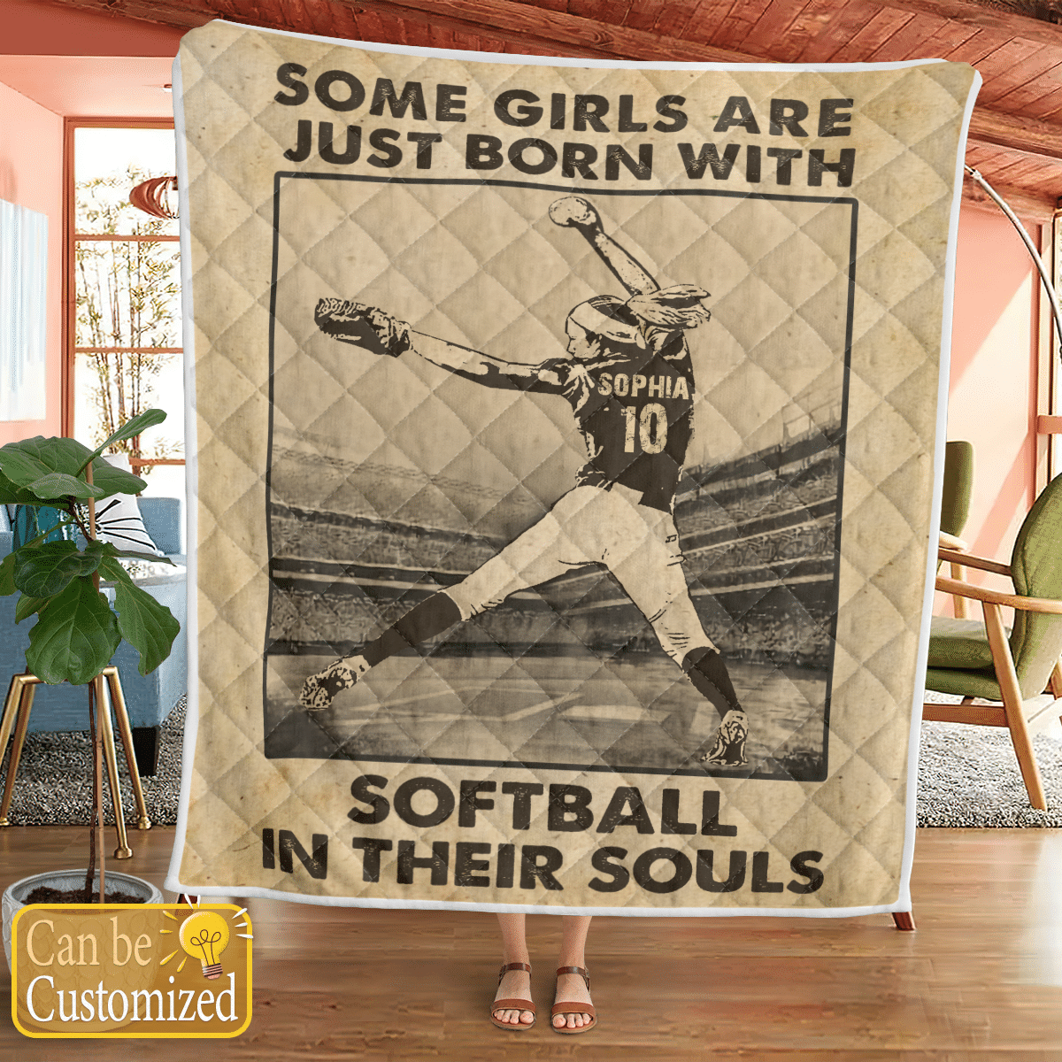 Softball In Their Souls Quilt - SB02