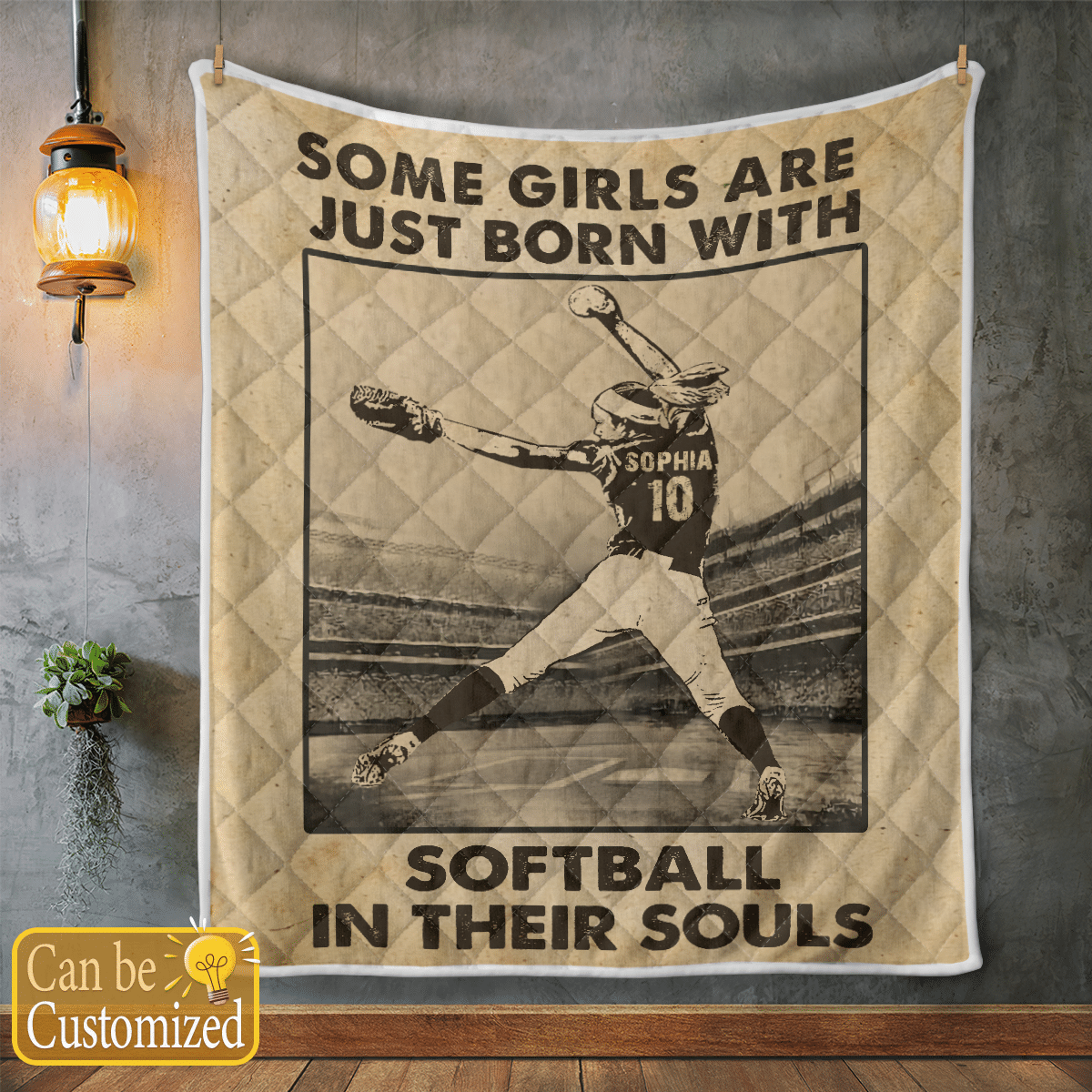 Softball In Their Souls Quilt - SB02