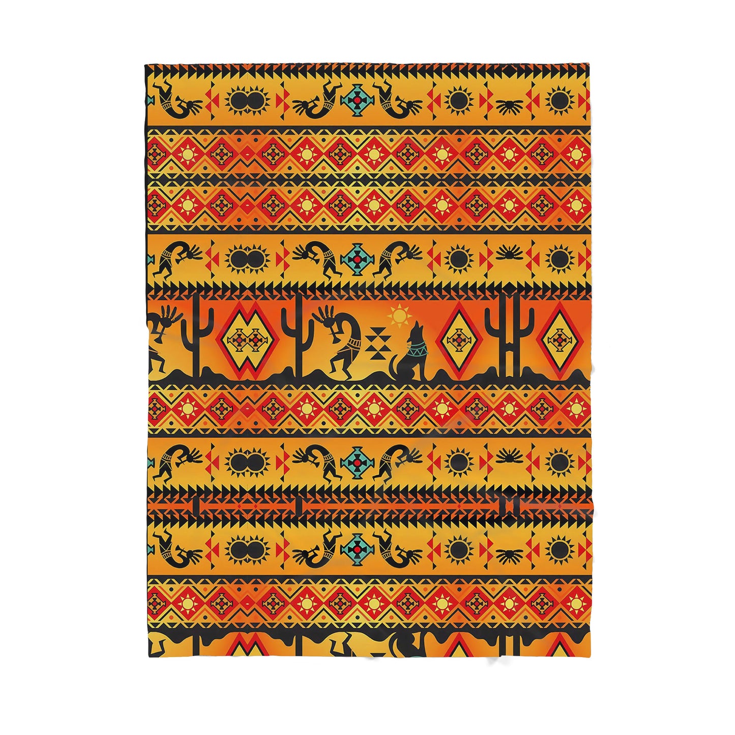 Native American Sherpa Blanket