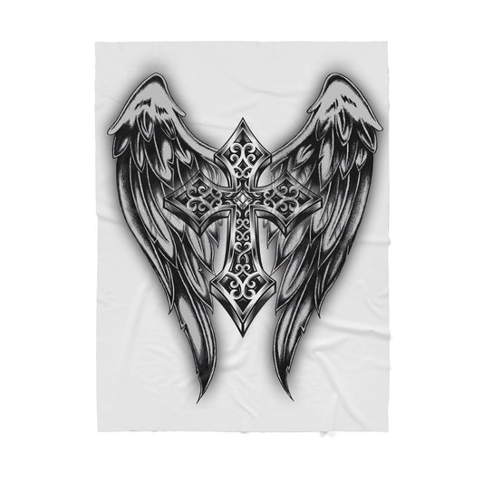 Premium Christian Jesus Catholic Tattoo Blanket - Best gift for Christian - sherpa blanket TT