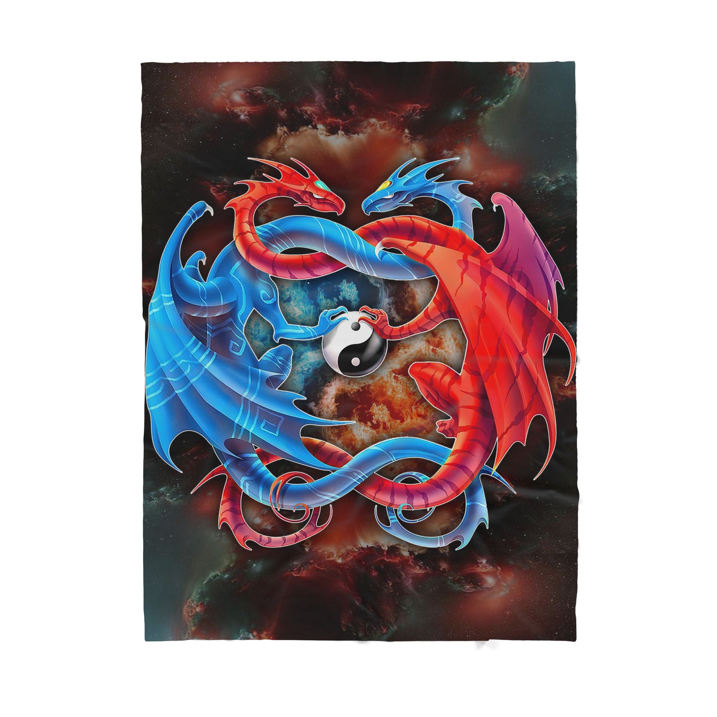 Custom Blanket Dragon - Gift For My Family - Sherpa Blanket HG