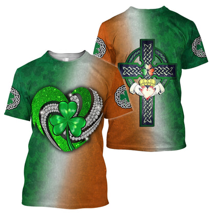 Irish Saint Patrick Day 3D All Over Printed Unisex Shirt