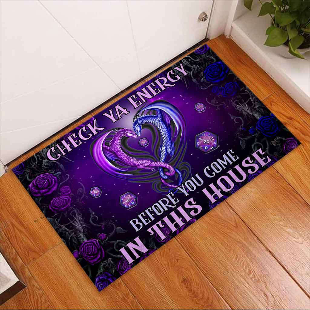 Check Ya Energy Before You Come In Doormat