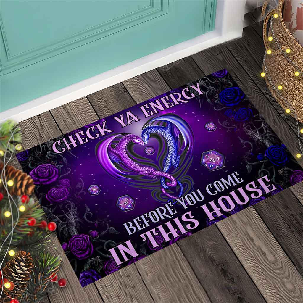 Check Ya Energy Before You Come In Doormat