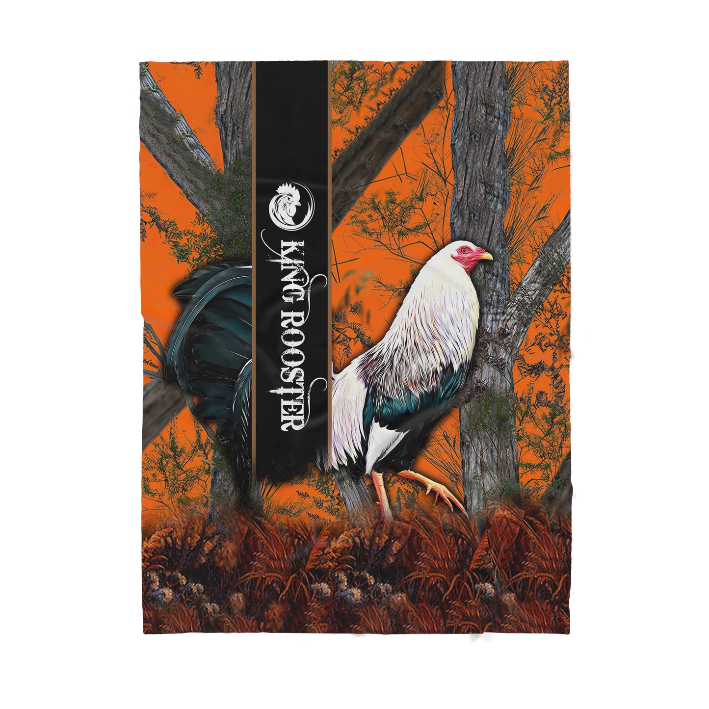 InfiniteStore 3D Printed Rooster Sherpa Blanket ML