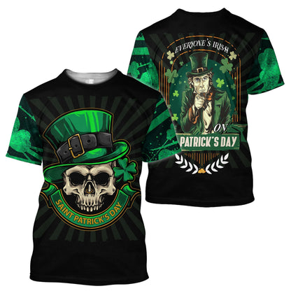 Irish Saint Patrick Day 3D All Over Printed Unisex Shirt