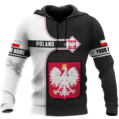 Personalized Polska 3D All Over Printed Unisex Hoodie