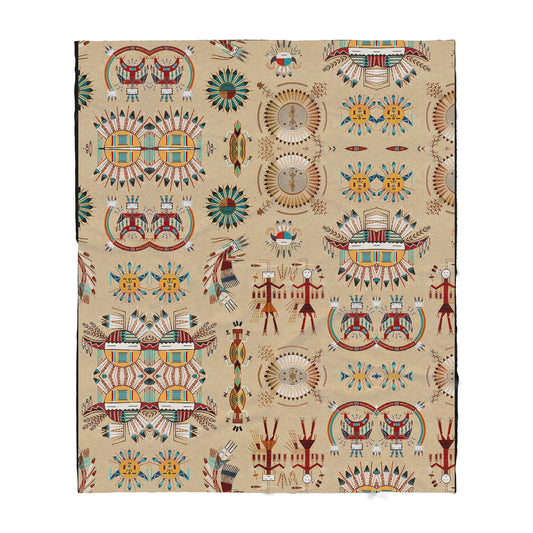 Native American Sherpa Blanket