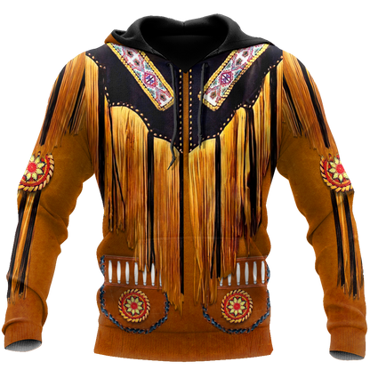 Cowboy Jacket No6 Cosplay 3D Over Printed Unisex Deluxe Hoodie ML