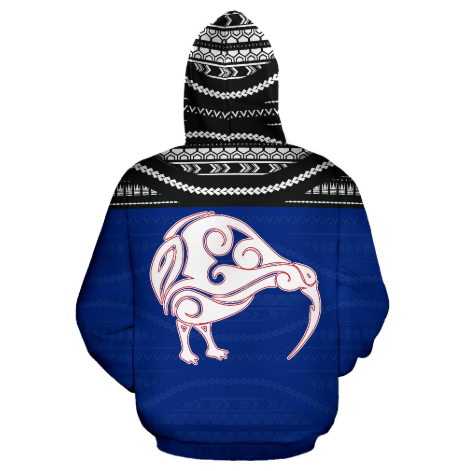 Kiwi Bird New Zealand All Over Hoodie BN01 - Amaze Style™-Apparel