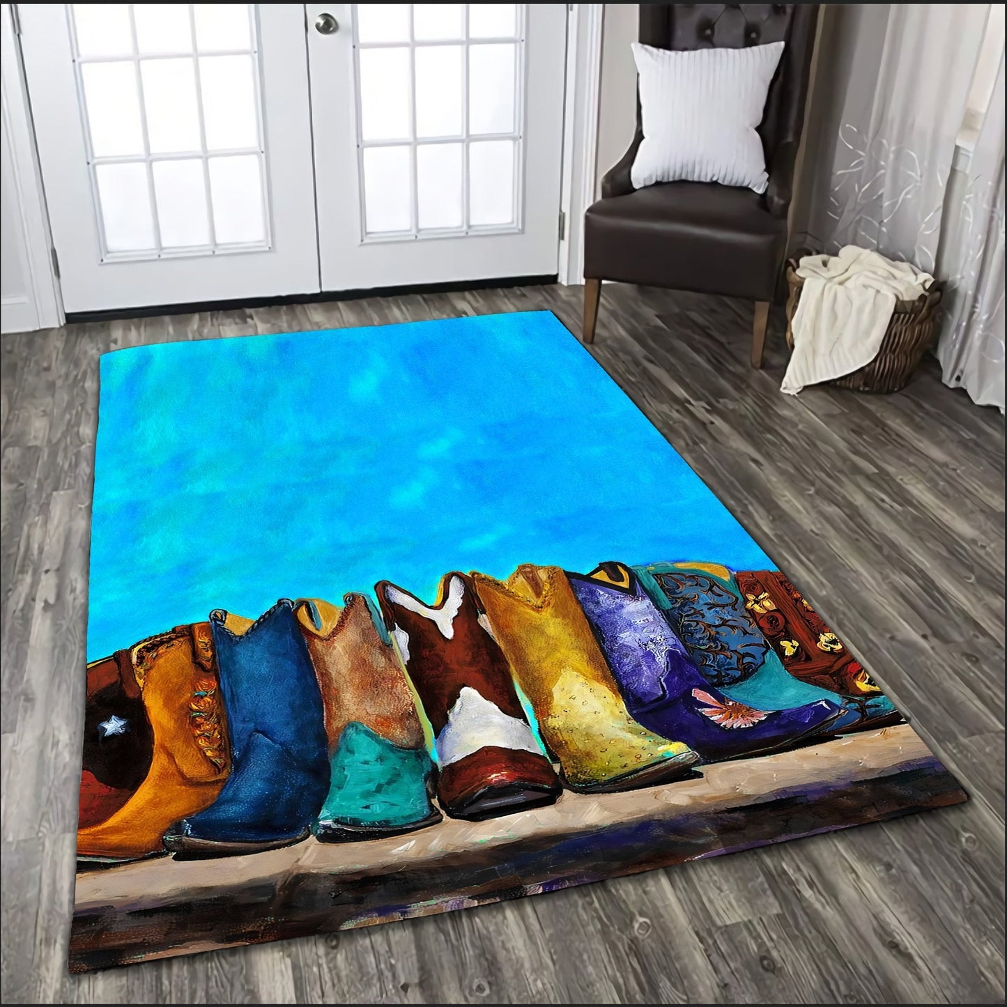 Cowboy Shoes Combo Rug